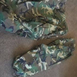Army fatigue coat and bottom
